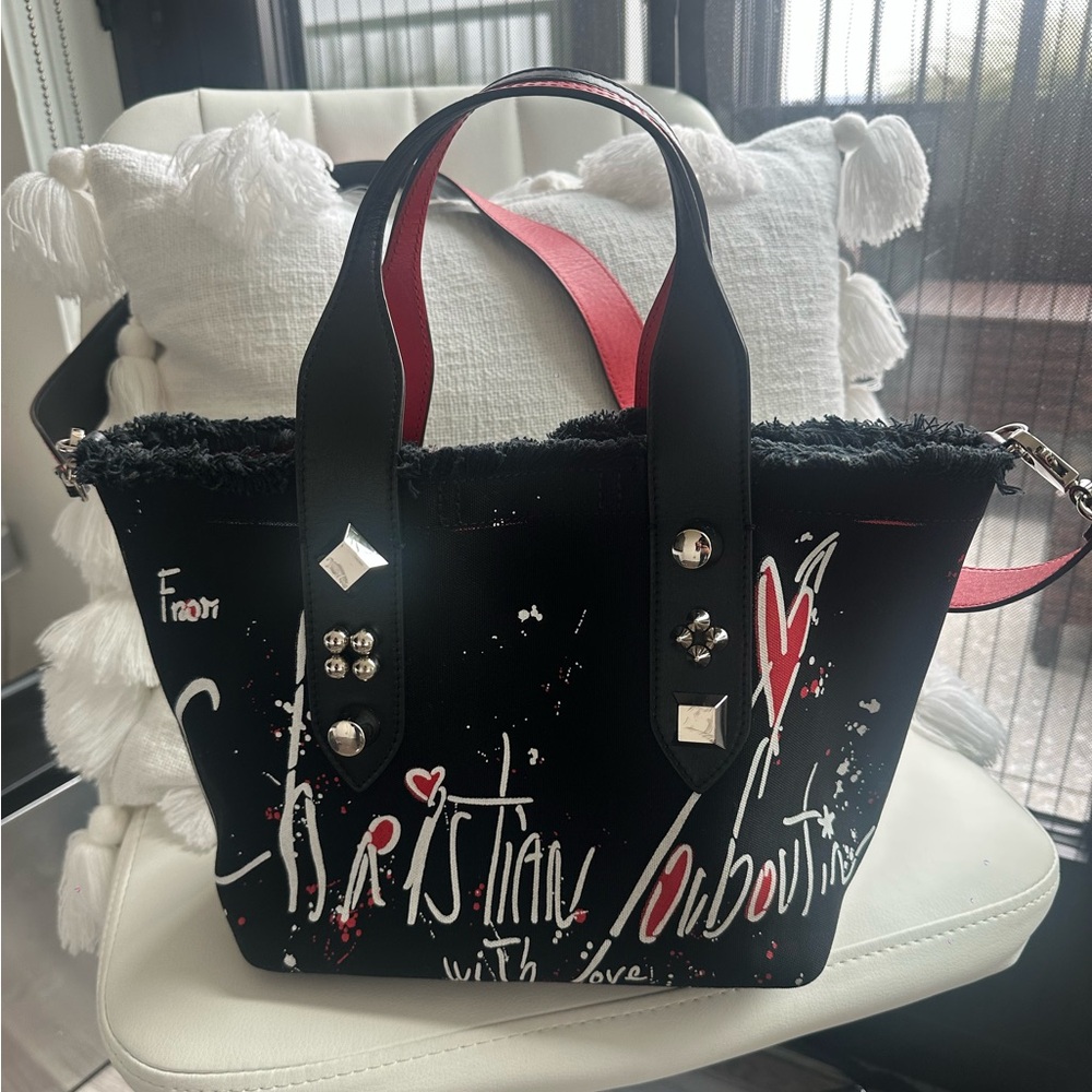 Christian Louboutin frangibus tote.